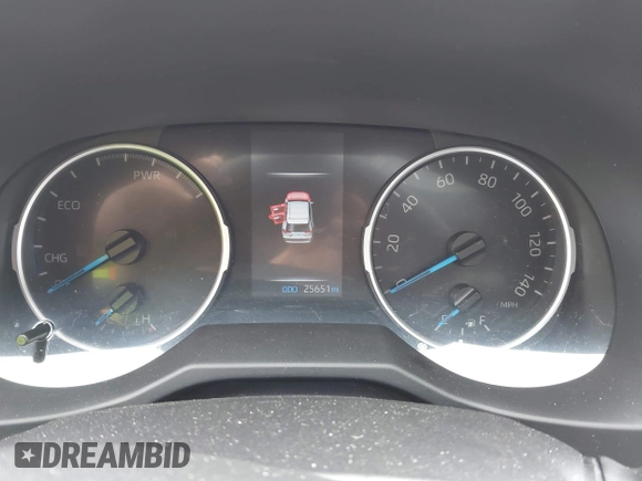 2021 Toyota RAV4 Hybrid LE with VIN 2T3B6RFV5MW022592, listed as a IAAI auction lot 42573098 with 25,651 mi miles and . Bid and sale history available at DreamBid. Image 7.