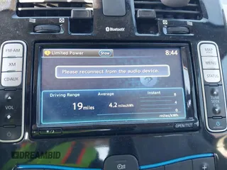 2015 Nissan LEAF SV with VIN 1N4AZ0CP1FC318788, listed as a IAAI auction lot 41572300 with 144,452 mi miles. Bid and sale history available at carsss.com. Image 14.