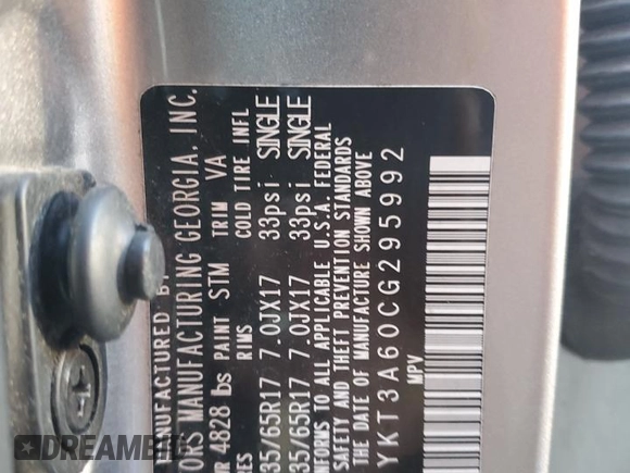 2012 Kia Sorento LX with VIN 5XYKT3A60CG295992, listed as a Copart auction lot 41996405 with 163,094 mi miles and Salvage Title. Bid and sale history available at DreamBid. Image 13.