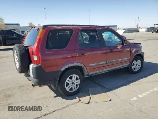 2002 Honda CR-V EX with VIN JHLRD788X2C029332, listed as a Copart auction lot 52590405 with 226,783 mi miles and Salvage Title. Bid and sale history available at carsss.com. Image 3.