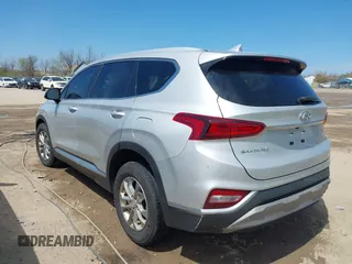 2019 Hyundai Santa Fe SEL with VIN 5NMS33AD1KH101182, listed as a IAAI auction lot 42093555 with 93,473 mi miles and . Bid and sale history available at DreamBid. Image 3.