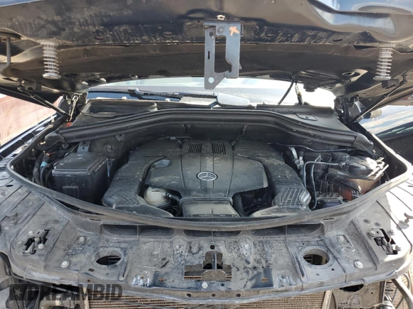 2017 Mercedes-Benz GLS with VIN 4JGDF6EE2HA751190, listed as a Copart auction lot 50566425 with 106,702 mi miles and Salvage Title. Bid and sale history available at carsss.com. Image 12.