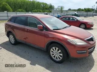 2009 Mazda CX-9 Touring with VIN JM3TB38V890171561, listed as a Copart auction lot 52808345 with 201,012 mi miles and Salvage Title. Bid and sale history available at DreamBid. Image 4.