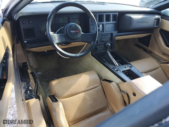 1984 Chevrolet Corvette with VIN 1G1AY0780E5141095, listed as a Copart auction lot 85854064 with 43,650 mi miles and Clean Title. Bid and sale history available at carsss.com. Image 8.