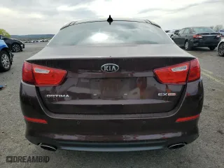 2015 Kia Optima EX with VIN 5XXGN4A7XFG481188, listed as a Copart auction lot 54087265 with 116,341 mi miles and Clean Title. Bid and sale history available at carsss.com. Image 6.