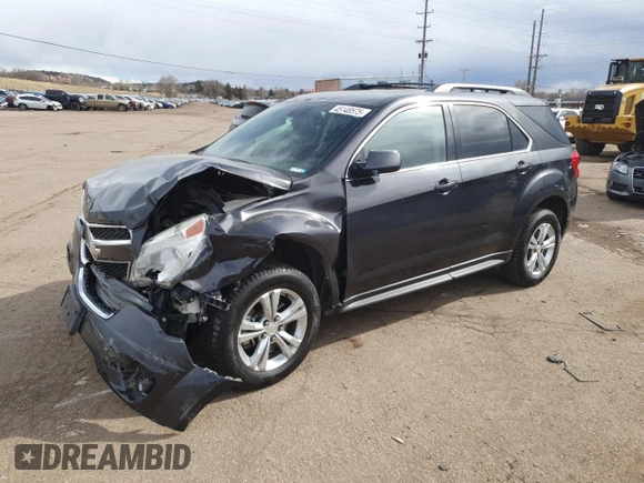 2015 Chevrolet Equinox LT with VIN 2GNFLFE37F6210688, listed as a Copart auction lot 45148575 with 121,431 mi miles and Salvage Title. Bid and sale history available at DreamBid. Image 1.