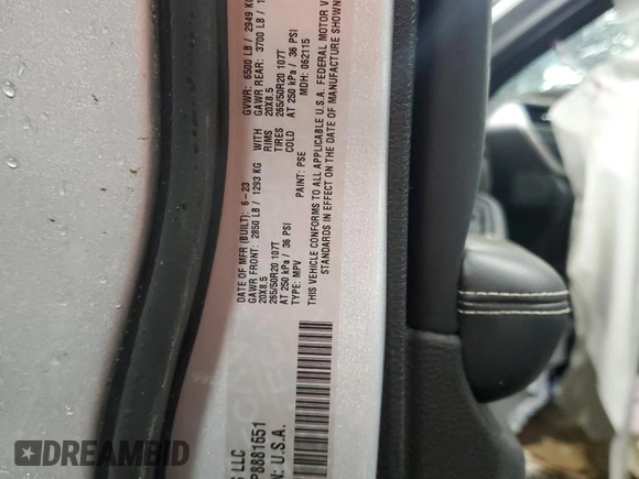 2023 Jeep Grand Cherokee Altitude with VIN 1C4RJKAG6P8881651, listed as a Copart auction lot 55986725 with 49,631 mi miles and Salvage title. Bid and sale history available at DreamBid. Image 13.