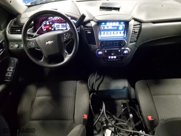 2018 Chevrolet Tahoe Commercial with VIN 1GNSKDECXJR316801, listed as a Copart auction lot 44436095 with 89,687 mi miles and Clean Title. Bid and sale history available at carsss.com. Image 8.