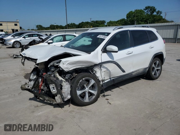 2019 Jeep Cherokee Limited with VIN 1C4PJLDB1KD346191, listed as a Copart auction lot 56787685 with Not provided miles and Salvage title. Bid and sale history available at DreamBid. Image 1.