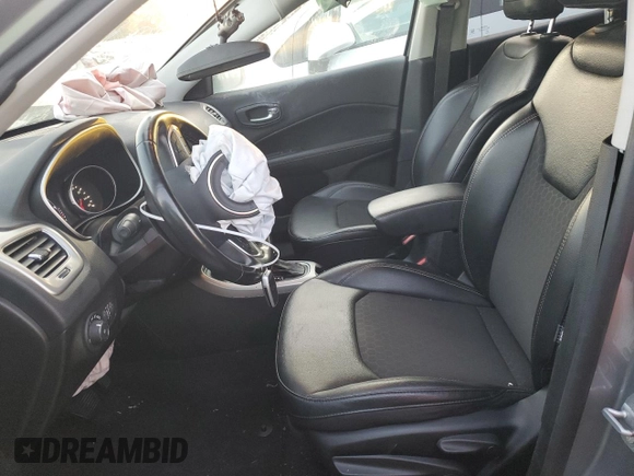 2019 Jeep Compass Latitude with VIN 3C4NJDBB7KT849802, listed as a Copart auction lot 73224754 with 46,263 mi miles and Salvage Title. Bid and sale history available at DreamBid. Image 7.