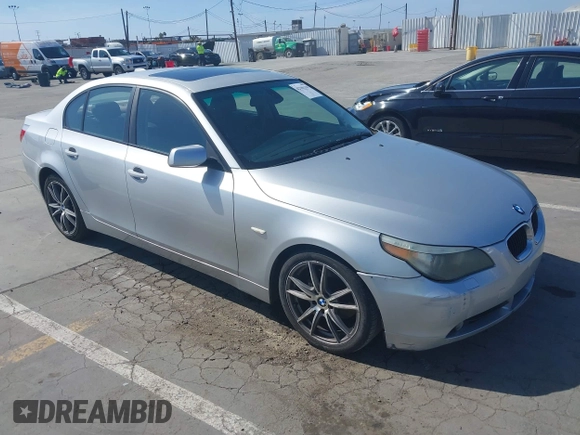 2004 BMW 5 Series 530i with VIN WBANA73564B812249, listed as a IAAI auction lot 42101318 with 200,629 mi miles and . Bid and sale history available at carsss.com. Image 1.