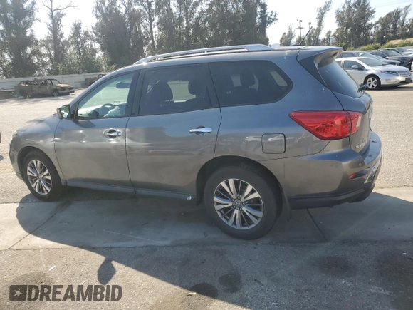 2018 Nissan Pathfinder SL with VIN 5N1DR2MM6JC666422, listed as a Copart auction lot 51626675 with 82,134 mi miles and Salvage title. Bid and sale history available at DreamBid. Image 2.
