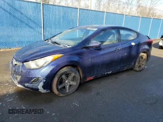 2011 Hyundai Elantra GLS with VIN 5NPDH4AE9BH001634, listed as a Copart auction lot 49688405 with 185,844 mi miles and Salvage Title. Bid and sale history available at carsss.com. Image 1.