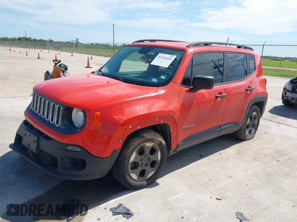 2017 Jeep Renegade Sport с VIN ZACCJAAB3HPF12020, выставлен на аукционе IAAI как лот 42323416 с пробегом 148 895 миль миль и . История ставок и продаж доступна на DreamBid. Изображение 17.