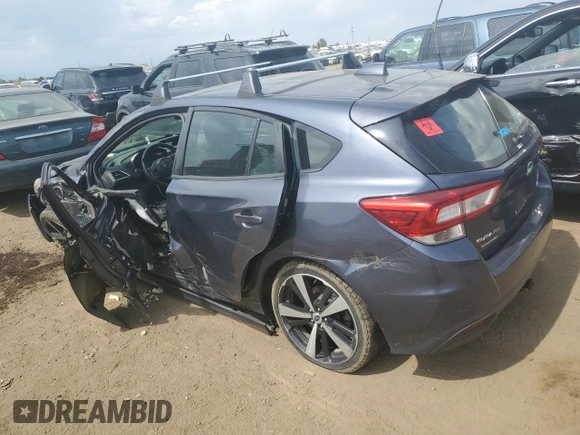2017 Subaru Impreza Special Sports with VIN 4S3GTAL64H1713775, listed as a Copart auction lot 70824674 with 89,742 mi miles and Salvage title. Bid and sale history available at DreamBid. Image 2.