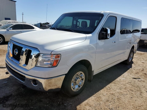 2017 Nissan NV Passenger SL with VIN 5BZAF0AA5HN852370, listed as a Copart auction lot 78544714 with 71,215 mi miles and Salvage Title. Bid and sale history available at carsss.com. Image 1.