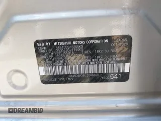 2020 Mitsubishi Outlander SE with VIN JA4AD3A36LZ046820, listed as a IAAI auction lot 42221057 with 79,758 mi miles and . Bid and sale history available at DreamBid. Image 9.