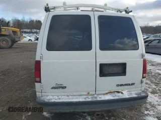 2002 Chevrolet Astro Cargo Van with VIN 1GCDL19X62B131620, listed as a Copart auction lot 86748144 with 0 mi miles and Salvage Title. Bid and sale history available at carsss.com. Image 6.