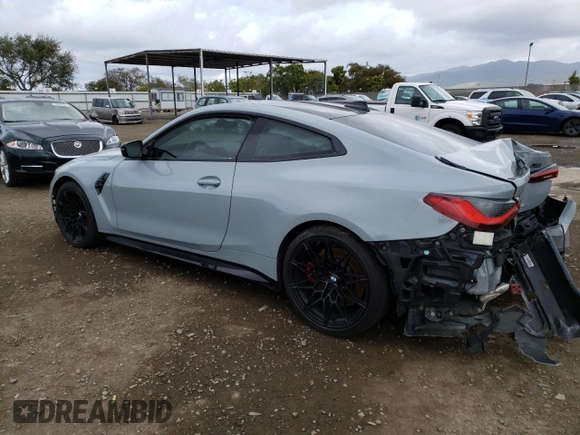 2021 BMW M4 Competition with VIN WBS33AZ08MCG80260, listed as a Copart auction lot 40392163 with 33,027 mi miles. Bid and sale history available at carsss.com. Image 2.