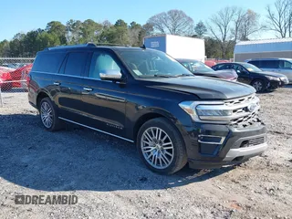 2024 Ford Expedition z VIN 1FMJK1M85REA16369, wystawiony jako IAAI lot #41888016 z przebiegiem 80 000 mil mil oraz . Historia ofert i sprzedaży dostępna na DreamBid. Obrazek 1.