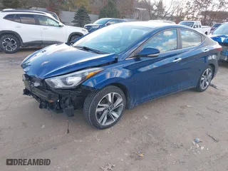 2014 Hyundai Elantra SE with VIN KMHDH4AE6EU130694, listed as a IAAI auction lot 41696190 with 121,588 mi miles. Bid and sale history available at carsss.com. Image 18.