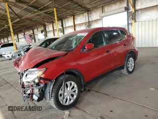 2017 Nissan Rogue SV with VIN JN8AT2MV8HW282026, listed as a Copart auction lot 48361325 with 44,095 mi miles and Salvage Title. Bid and sale history available at carsss.com. Image 1.