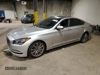 2017 Genesis G80 Ultimate z VIN KMHGN4JF8HU212056, wystawiony jako Copart lot #51636825 z przebiegiem 92 613 mil mil oraz Szkody całkowita. Historia ofert i sprzedaży dostępna na DreamBid. Obrazek 1.