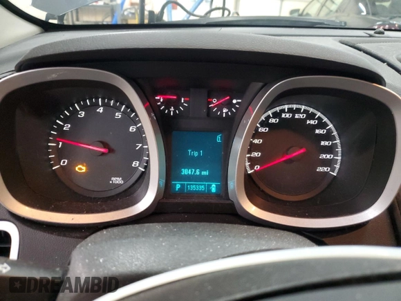 2010 Chevrolet Equinox LTZ with VIN 2CNFLGEY0A6221661, listed as a Copart auction lot 54192295 with 135,335 mi miles and Clean Title. Bid and sale history available at DreamBid. Image 9.