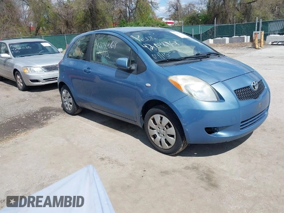 2008 Toyota Yaris with VIN JTDJT903385184035, listed as a IAAI auction lot 42048168 with 140,603 mi miles. Bid and sale history available at carsss.com. Image 1.
