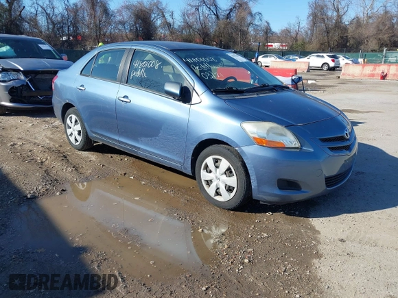 2008 Toyota Yaris with VIN JTDBT903184019529, listed as a IAAI auction lot 41801008 with 186,628 mi miles. Bid and sale history available at carsss.com. Image 1.
