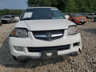2006 Acura MDX Touring w/Navi with VIN 2HNYD18846H519865, listed as a Copart auction lot 66582274 with 208,745 mi miles and Salvage Title. Bid and sale history available at carsss.com. Image 5.