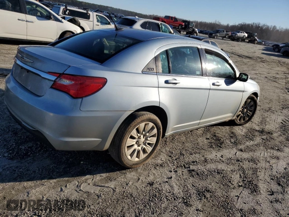 2014 Chrysler 200 LX with VIN 1C3CCBAG8EN172139, listed as a Copart auction lot 87278814 with 140,186 mi miles and Salvage Title. Bid and sale history available at carsss.com. Image 3.