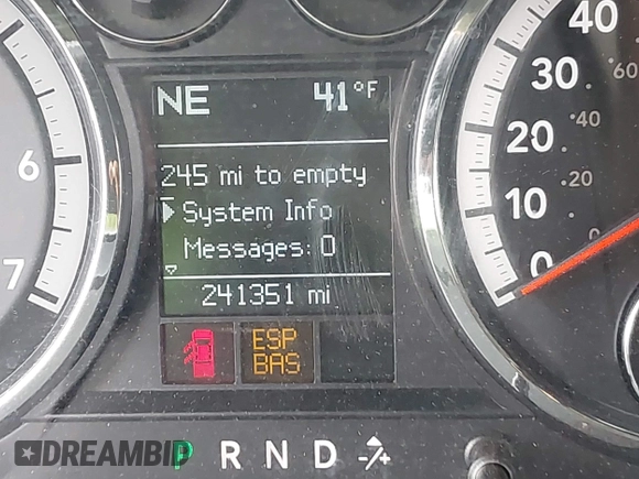 2009 Dodge 1500 SLT with VIN 1D3HV13T59J527367, listed as a IAAI auction lot 41738696 with 241,351 mi miles and . Bid and sale history available at DreamBid. Image 15.