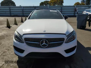 2017 Mercedes-Benz C 300 with VIN WDDWJ4JB9HF475756, listed as a Copart auction lot 47280885 with 93,585 mi miles and Salvage Title. Bid and sale history available at DreamBid. Image 5.