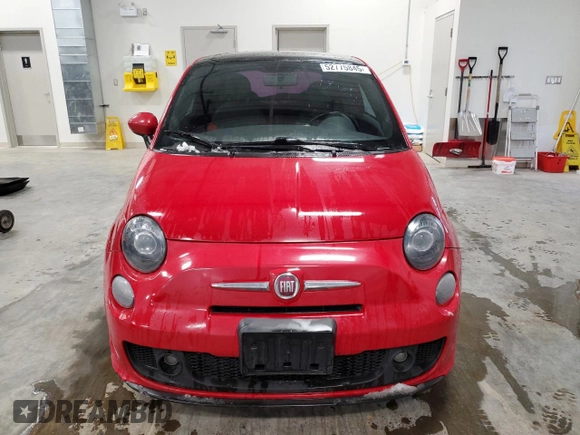 2013 FIAT 500 Turbo with VIN 3C3CFFHH3DT590801, listed as a Copart auction lot 52775845 with 119,252 mi miles and Salvage Title. Bid and sale history available at carsss.com. Image 5.