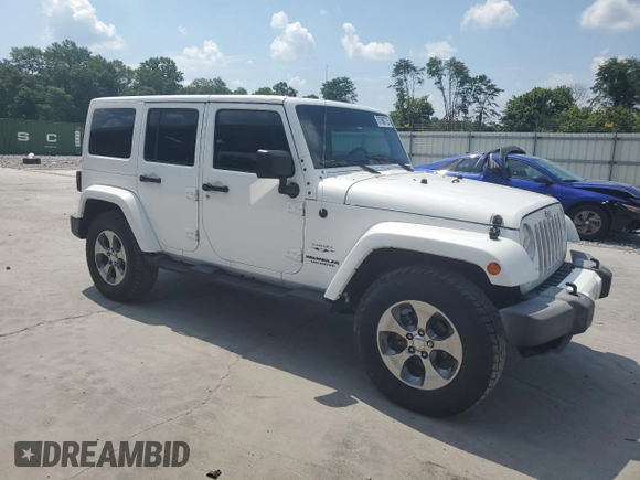 2016 Jeep Wrangler Unlimited Sahara with VIN 1C4BJWEG6GL182794, listed as a Copart auction lot 57880725 with 127,752 mi miles and Salvage title. Bid and sale history available at DreamBid. Image 4.