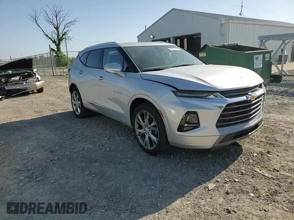 2020 Chevrolet Blazer Premier with VIN 3GNKBFRS0LS716394, listed as a Copart auction lot 57030775 with 54,665 mi miles and Salvage title. Bid and sale history available at DreamBid. Image 14.