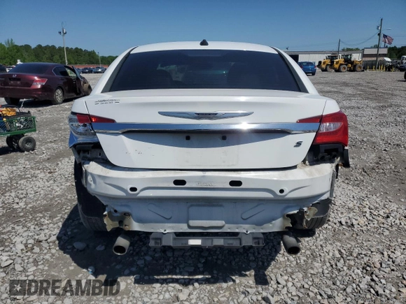 2014 Chrysler 200 Limited with VIN 1C3CCBCG8EN158805, listed as a Copart auction lot 52143465 with 155,445 mi miles and Salvage Title. Bid and sale history available at carsss.com. Image 6.