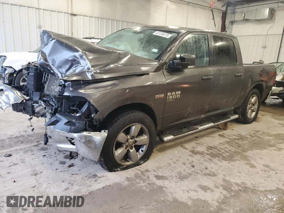2019 Ram 1500 Classic Lone Star with VIN 1C6RR7LTXKS624141, listed as a Copart auction lot 43134415 with 0 mi miles and Non Repairable. Bid and sale history available at carsss.com. Image 1.