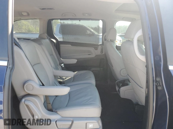2022 Honda Odyssey EX-L with VIN 5FNRL6H73NB021145, listed as a Copart auction lot 46609265 with 31,493 mi miles and Salvage Title. Bid and sale history available at DreamBid. Image 11.