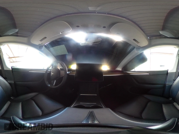 2023 Tesla Model Y Long Range with VIN 7SAYGAEE0PF787216, listed as a IAAI auction lot 41589954 with 17,985 mi miles and . Bid and sale history available at DreamBid. Image 21.