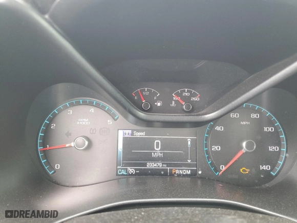 2016 Chevrolet Colorado 4WD Z71 with VIN 1GCPTDE12G1196722, listed as a Copart auction lot 50244095 with 233,479 mi miles and Salvage Title. Bid and sale history available at carsss.com. Image 9.