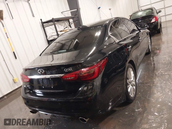 2021 Infiniti Q50 Luxe with VIN JN1EV7BR0MM755324, listed as a IAAI auction lot 42126177 with 33,000 mi miles and . Bid and sale history available at DreamBid. Image 16.