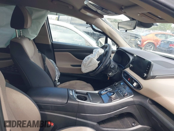 2022 Hyundai Santa Fe SE z VIN 5NMS14AJ9NH442383, wystawiony jako IAAI lot #41498596 z przebiegiem Nie podano mil oraz . Historia ofert i sprzedaży dostępna na DreamBid. Obrazek 5.