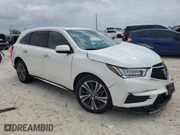 2019 Acura MDX Technology с VIN 5J8YD4H51KL014748, выставлен на аукционе Copart как лот 54630685 с пробегом 42 803 миль миль и Списание • Salvage title. История ставок и продаж доступна на DreamBid. Изображение 4.