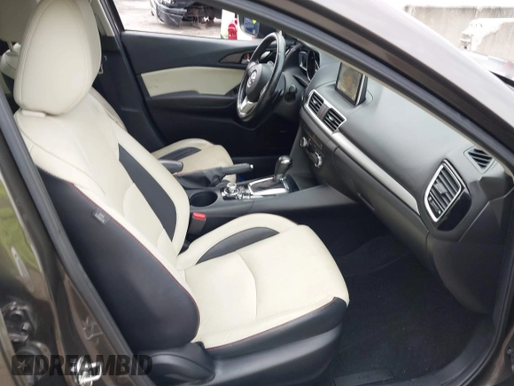 2015 Mazda 3 S Grand Touring with VIN JM1BM1M35F1264244, listed as a IAAI auction lot 41674683 with 119,684 mi miles and . Bid and sale history available at DreamBid. Image 5.