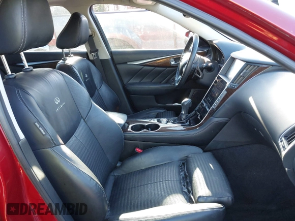 2014 Infiniti Q50 Sport with VIN JN1BV7AR5EM690783, listed as a IAAI auction lot 41024574 with 79,813 mi miles and . Bid and sale history available at DreamBid. Image 5.