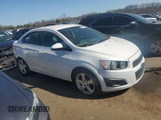 2014 Chevrolet Sonic LTZ with VIN 1G1JE5SB7E4202652, listed as a Copart auction lot 48540805 with 128,328 mi miles and Salvage Title. Bid and sale history available at carsss.com. Image 4.