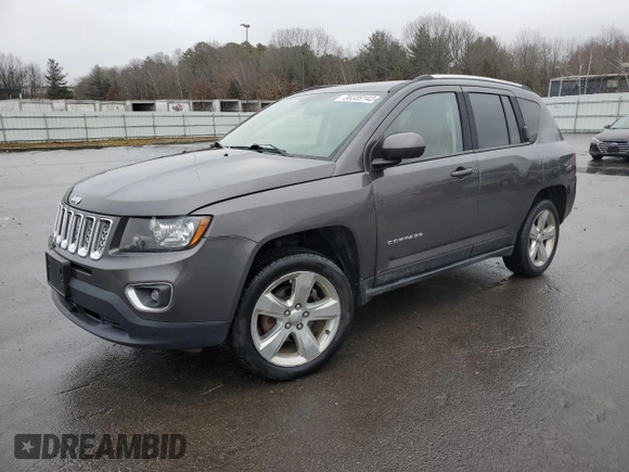 2015 Jeep Compass Limited with VIN 1C4NJDCB5FD105528, listed as a Copart auction lot 36339143 with 61,564 mi miles. Bid and sale history available at carsss.com. Image 1.
