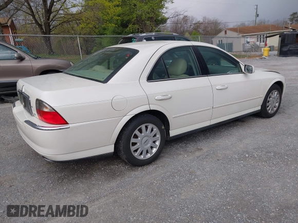 2005 Lincoln LS w/Luxury Pkg with VIN 1LNHM86S05Y640194, listed as a IAAI auction lot 41821098 with 196,063 mi miles. Bid and sale history available at carsss.com. Image 4.